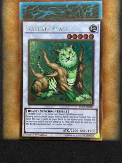 Yugioh Naturia Beast PGL2-EN086 Gold Rare 1st Ed NM - Image 1