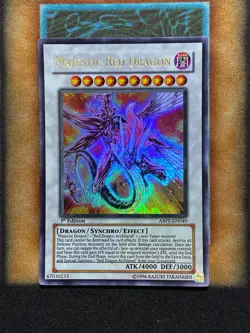Yugioh Majestic Red Dragon ABPF-EN040 Ultra Rare 1st Ed LP - Image 1