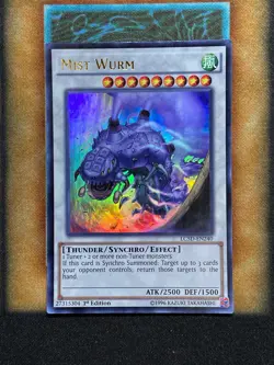 Yugioh Mist Wurm LC5D-EN240 Ultra Rare 1st Ed LP - Image 1