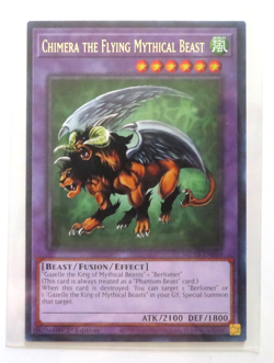 Yugioh Card Chimera The Flying Mythical Beast MZMI-EN040 1st Edition Rare NM - Image 1