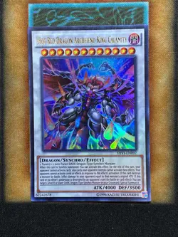 Yugioh Hot Red Dragon Archfiend King Calamity SHVI-EN097 Ultra Rare NM - Image 1