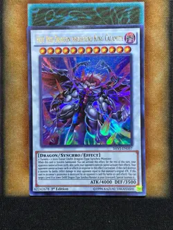 Yugioh Hot Red Dragon Archfiend King Calamity SHVI-EN097 Ultra Rare 1st Ed LP - Image 1