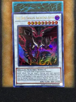 Yugioh Hot Red Dragon Archfiend Abyss DUPO-EN057 Ultra Rare NM - Image 1