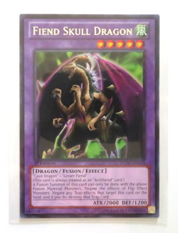 Yugioh Card Fiend Skull Dragon LCJW-EN240 1st Edition Rare NM - Image 1