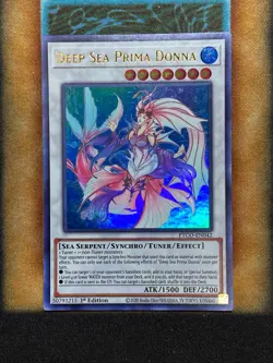 Yugioh Deep Sea Prima Donna ETCO-EN042 Ultra Rare 1st Ed NM - Image 1
