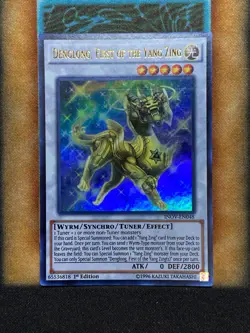 Yugioh Denglong, First Of The Yang Zing INOV-EN048 Ultra Rare 1st Ed NM - Image 1