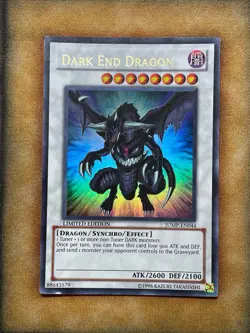 Yugioh Dark End Dragon JUMP-EN044 Ultra Rare Limited Edition MP - Image 1