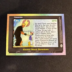 EP14 Electric Shock Showdown Topps Blue Logo Pokemon Card NM - Image 2