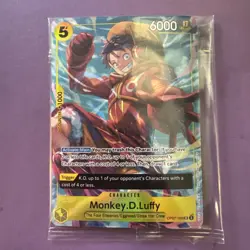 Monkey.D.Luffy Illustration Box Vol. 3 OP07-109 SR Foil One Piece Promo Sealed - Image 1