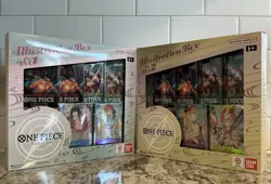 One Piece TCG Illustration Box Vol. 1 And Vol. 2 - LOT of (2) - NEW Both Volumes - Image 1