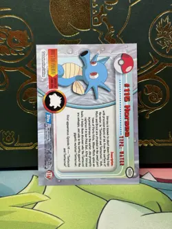 Horsea Topps Series #116 Non-Holo 1999 Near Mint Pokemon BLUE LOGO NM - Image 2