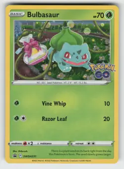 Bulbasaur SWSH231 NM Holo SWSD SWSH: Sword & Shield Promo Cards TPO01 - Image 1