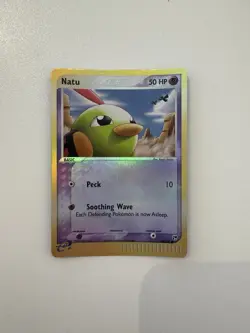 Natu 69/100 - Ex Sandstorm Set, Reverse Holo Pokemon Card - Image 1