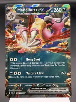 Mandibuzz ex 139/217 - Ultra Rare Holo - Ascended Heroes Pokemon Card MINT - Image 1