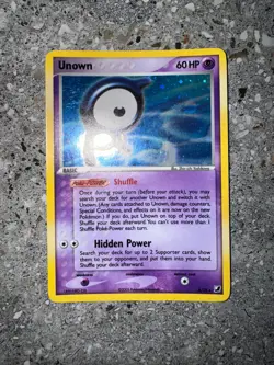 Pokemon TCG Cards Unown A A/28 Unseen Forces Secret Rare Holo EXC - Image 2