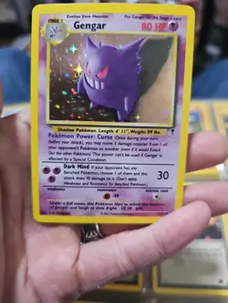 Pokemon TCG Gengar Holo Rare 11/110 Legendary Collection 2002 WOTC Vintage Card - Image 1