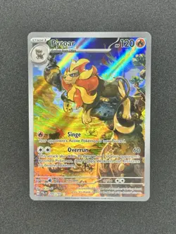 Pokemon Pyroar TCG Holo Card Illustration Rare Card 200/193 Sv02: Paldea Evolved - Image 1