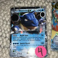 POKEMON EX CARD LOT BLASTOISE MPIDGEOT THUNDURUS KELDEO HO-OH SEISMITOAD - Image 2