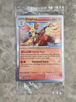Chaos rising STAFF Prerelease PROMOS Sealed - all 4 cards in sealed FAST SHIP - Image 1