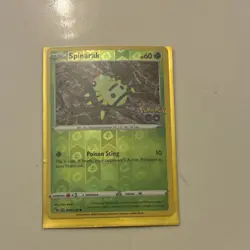 Pokemon GO Spinarak 006/078 Reverse Holo Peelable Ditto Card 60 HP Poison Sting - Image 1