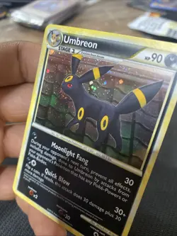 Umbreon 10/90 HP Undaunted Holo Rare Pokemon TCG Card 2010 - Image 3