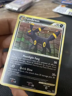 Umbreon 10/90 HP Undaunted Holo Rare Pokemon TCG Card 2010 - Image 4