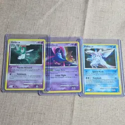 Pokemon TCG 3 Card Foil Promo Lot Kirlia 8/17 Cresselia DP51 Palkia 21/106 - Image 1