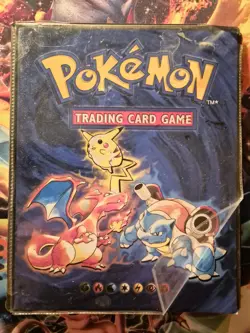 Pokemon Base Set Binder With Cards - Image 1