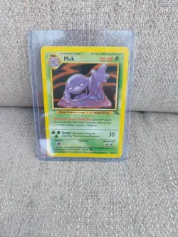 Pokemon TCG Muk Fossil Card 28/62 Regular Rare MINT Condition - Image 5