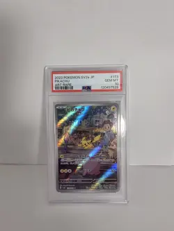 PSA 10 GEM MINT Pikachu 173/165 AR Art Rare Pokemon Card 151 Japanese SV2a - Image 3