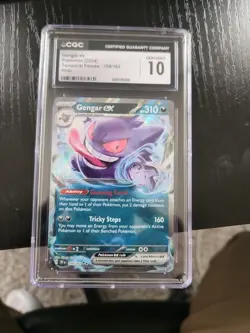 Pokemon Gengar EX Temporal Forces Holo Card 104/162 CGC Gem Mint 10 - Image 1