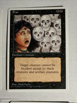 Magic The Gathering 4th Edition 1995 9 Black Card Lot - Image 3