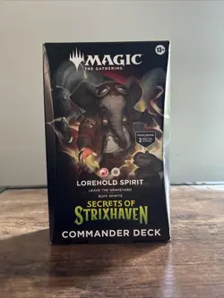 MTG TCG Secrets of Strixhaven Lorehold Spirit Commander Deck - Image 1