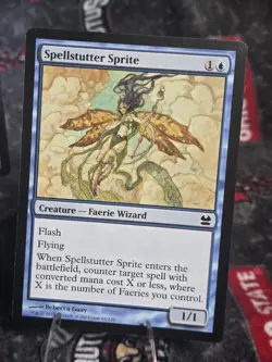 Playset x4 Spellstutter Sprite Modern Masters x4 Playset LP MTG - English - Image 2