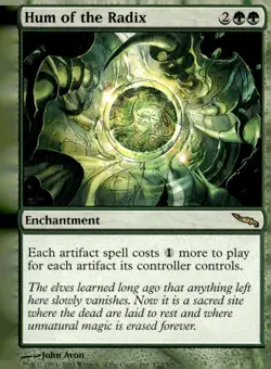 Mirrodin #122 Hum of the Radix - Image 1