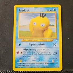 Psyduck 79/105 Neo Destiny Rare Vintage Pokemon Card - Image 1