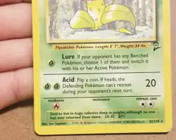 Pokemon TCG Victreebel 32/130 ☆ Rare Base Set 2 VINTAGE NM - Image 3