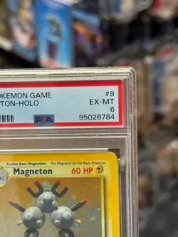Magneton Holo 9/102 (Wizard, Pokemon 1999) ** PSA Graded 6 ** - Image 4