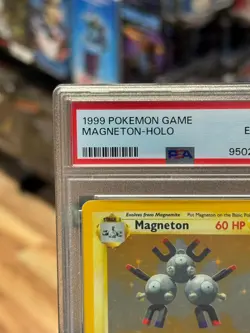 Magneton Holo 9/102 (Wizard, Pokemon 1999) ** PSA Graded 6 ** - Image 5