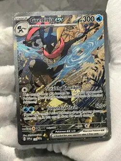 Pokemon TCG Greninja ex 132 Scarlet & Violet Promo Holo Near Mint - Image 3