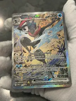 Pokemon TCG Greninja ex 132 Scarlet & Violet Promo Holo Near Mint - Image 4