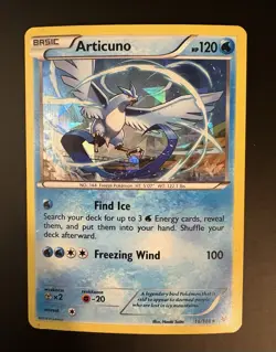 Articuno 16/108 Cracked Ice Holo Rare 2015 XY Roaring Skies Pokemon Card TCG HP - Image 1