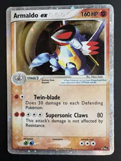 Armaldo Ex 16/17 Pop Series 1 Holo DMG Pokemon TCG Holo Bleed - Image 1