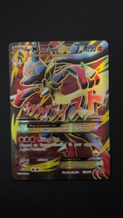 Pokemon TCG M Lucario EX 55a/111 Furious Fists Holo Full Art Ultra Rare Card - Image 1