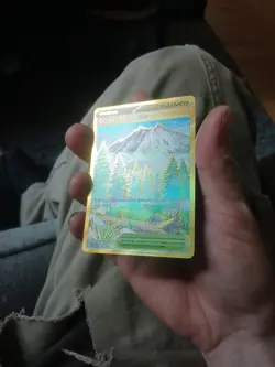 Pokemon TCG SV08 Surging Sparks 250/191 Gravity Mountain Trainer Secret Rare - Image 3