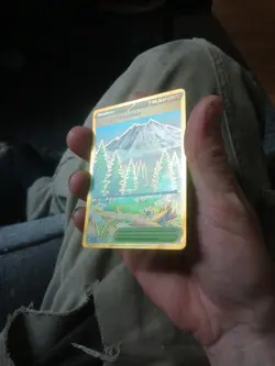 Pokemon TCG SV08 Surging Sparks 250/191 Gravity Mountain Trainer Secret Rare - Image 4