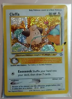 Pokemon TCG Celebrations 2021 Cleffa 20/111, Holo Rare NM - Image 1