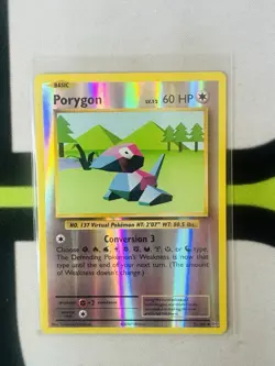 Porygon 71/108 Rare XY Pokemon TCG Holo XY NM EVOLUTIONS - Image 1