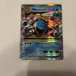 Pokemon M Blastoise EX XY Evolutions #22/108 Mega Full Art Ultra Rare Holo NM - Image 1