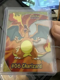 Pokemon TCG Charizard 06 TOPPs blue label Acetate Card PC3 A109 - Image 1